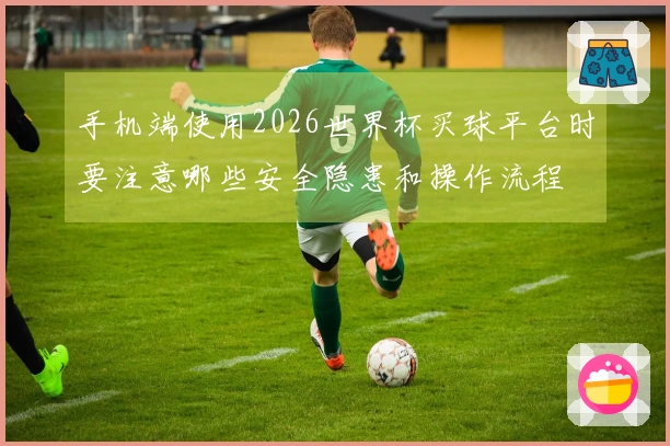 手机端使用2026世界杯买球平台时要注意哪些安全隐患和操作流程